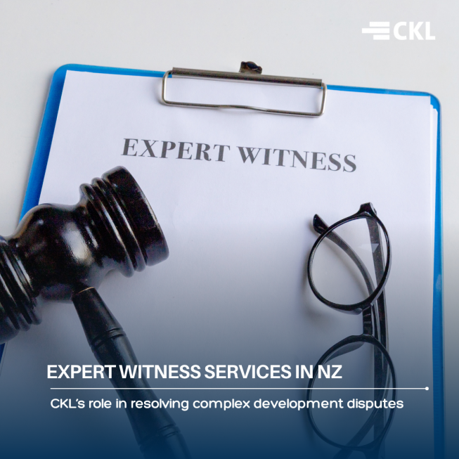 Expert witness services in NZ: CKL’s role in resolving complex development disputes