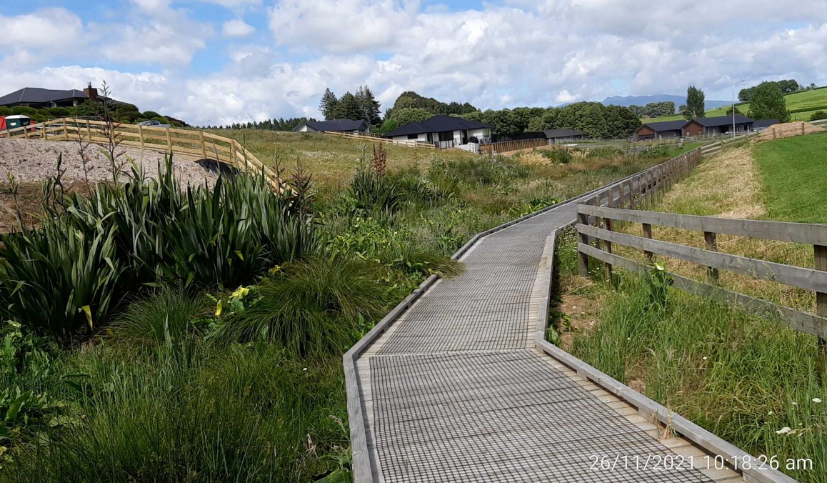 Ohaupo subdivision showcases Water Sensitive Urban Design