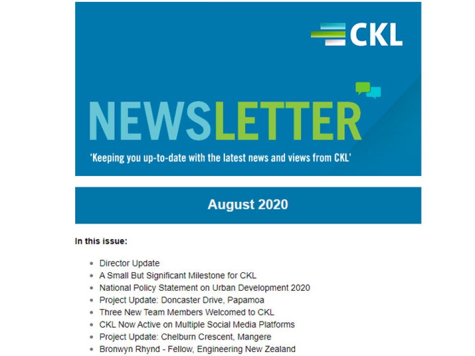 August 2020 Newsletter