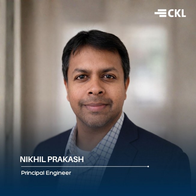 Nikhil Prakash Joins CKL as Principal Engineer in Civil Team
