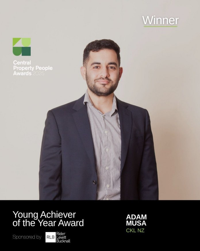 Adam Musa Wins Young Achiever Award at Property Council New Zealand People Awards