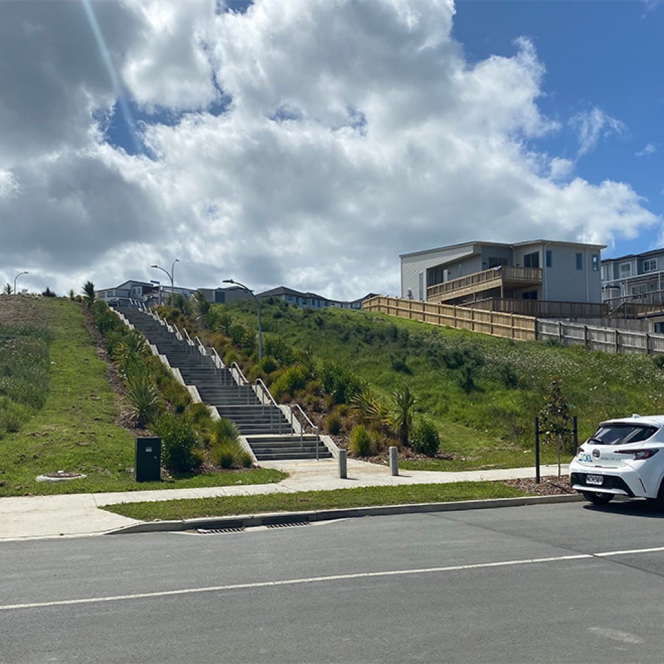 Walkway at Halls Farm, Orewa