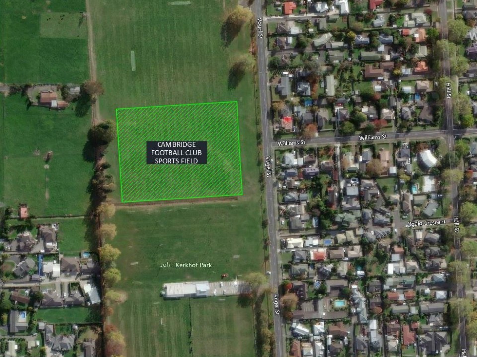 Cambridge to gain two new sports fields