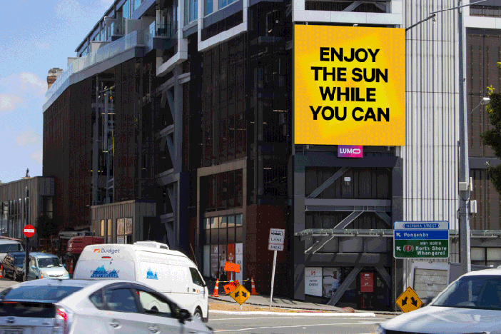 Digital billboards and the CKL transport team