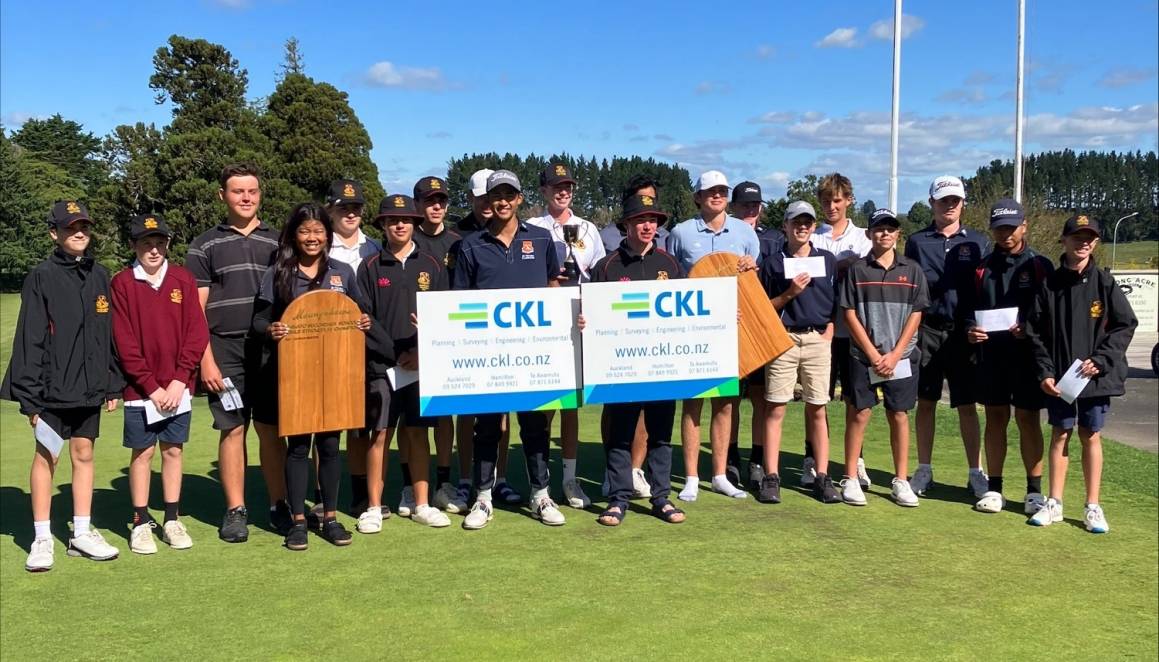CKL supports school golf scene with Waikato Golf Association