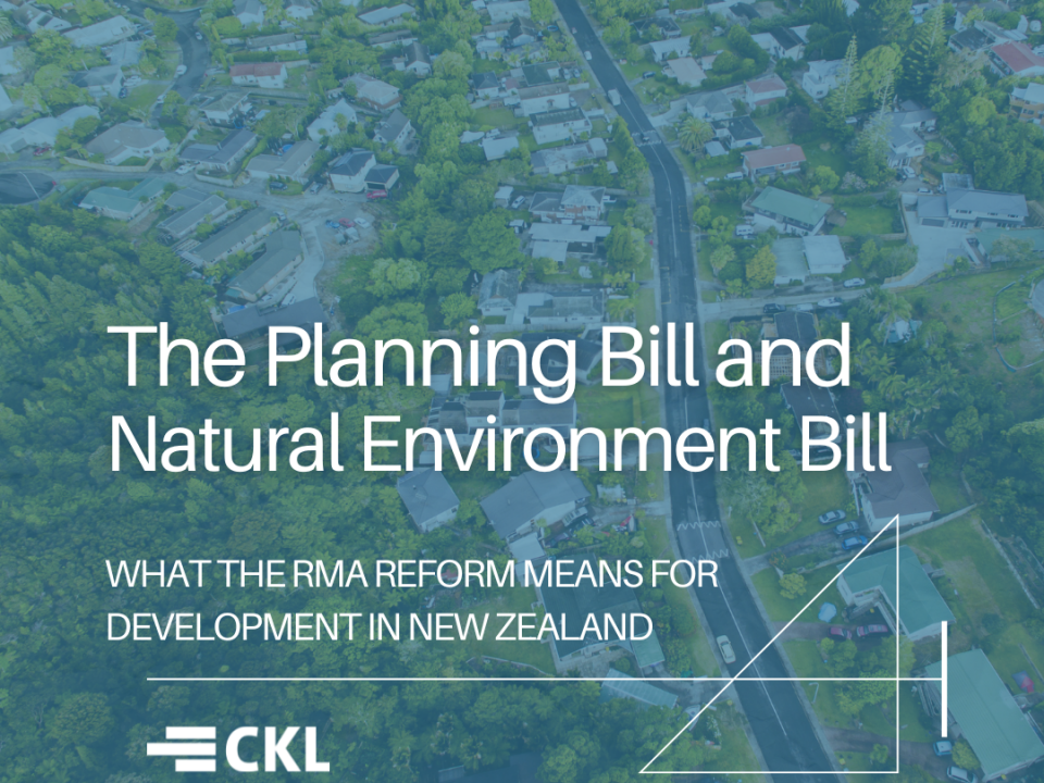 The Planning Bill and Natural Environment Bill: What the RMA Reform Means for Development in NZ